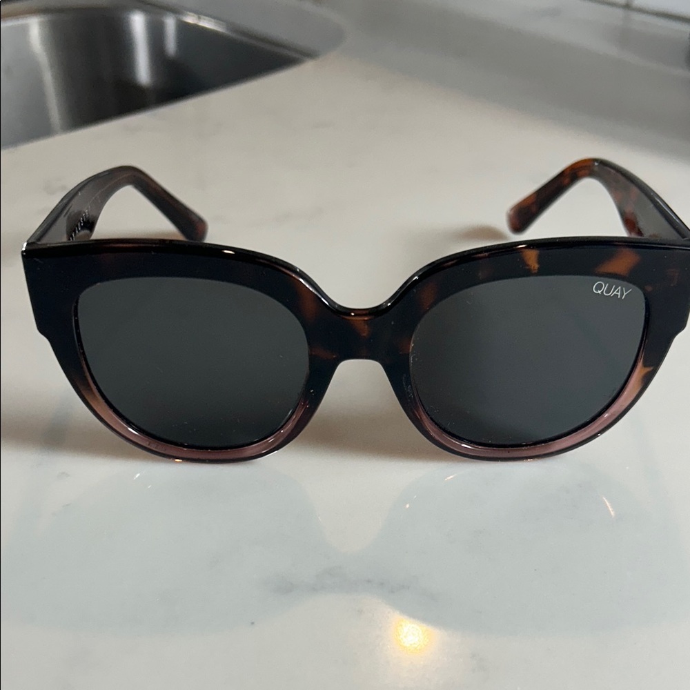 Quay Tortoise Shell Limelight Sunglasses
